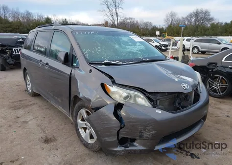2012 Toyota Sienna Le V6 8 Passenger из США, поврежденный, VIN 5TDKK3DC5CS184085